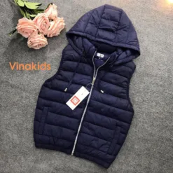 Ultra-light purple down vest for children (1-7 years old)