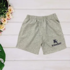 Boys' horse embroidered pants 1-7 years old gray